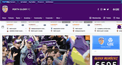 Desktop Screenshot of perthglory.com.au